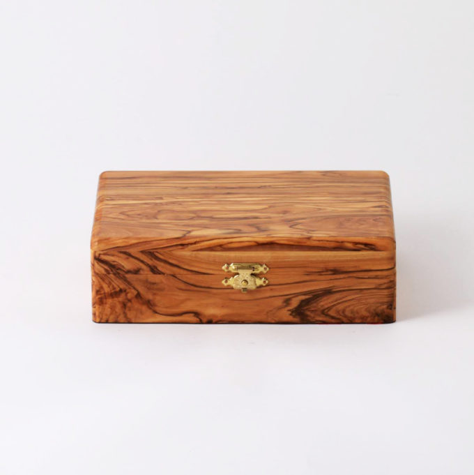 Large Olive Wood Box